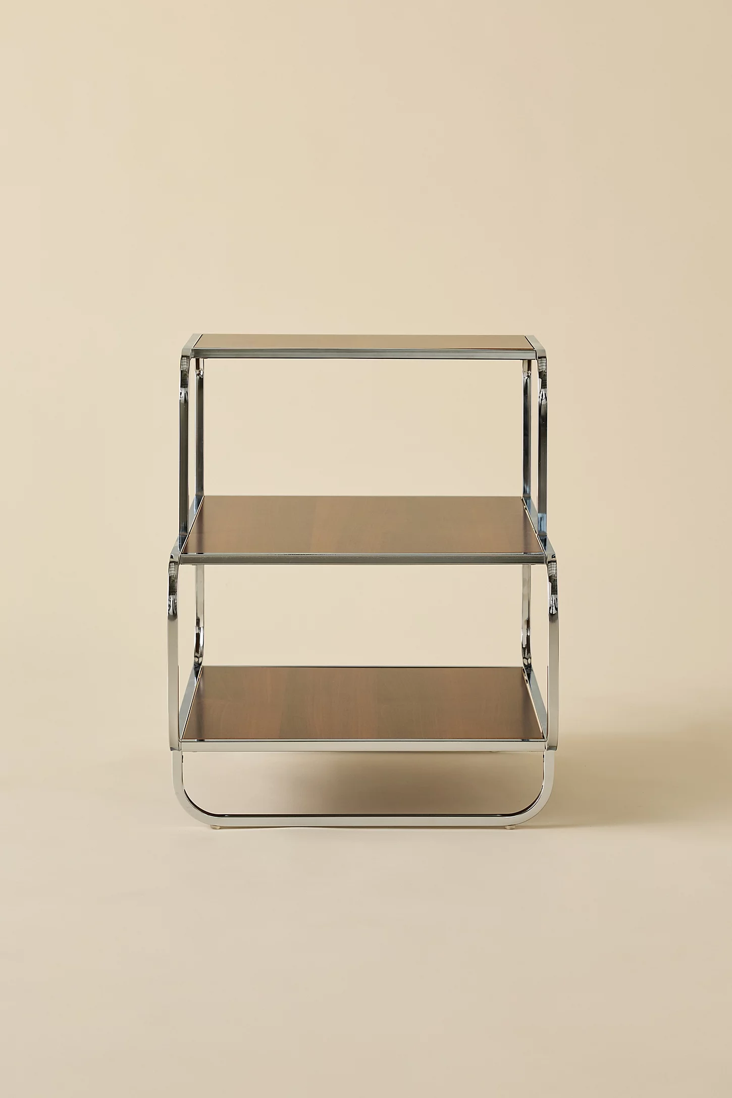 Alana Chrome 3-Tiered Side Table — image 2