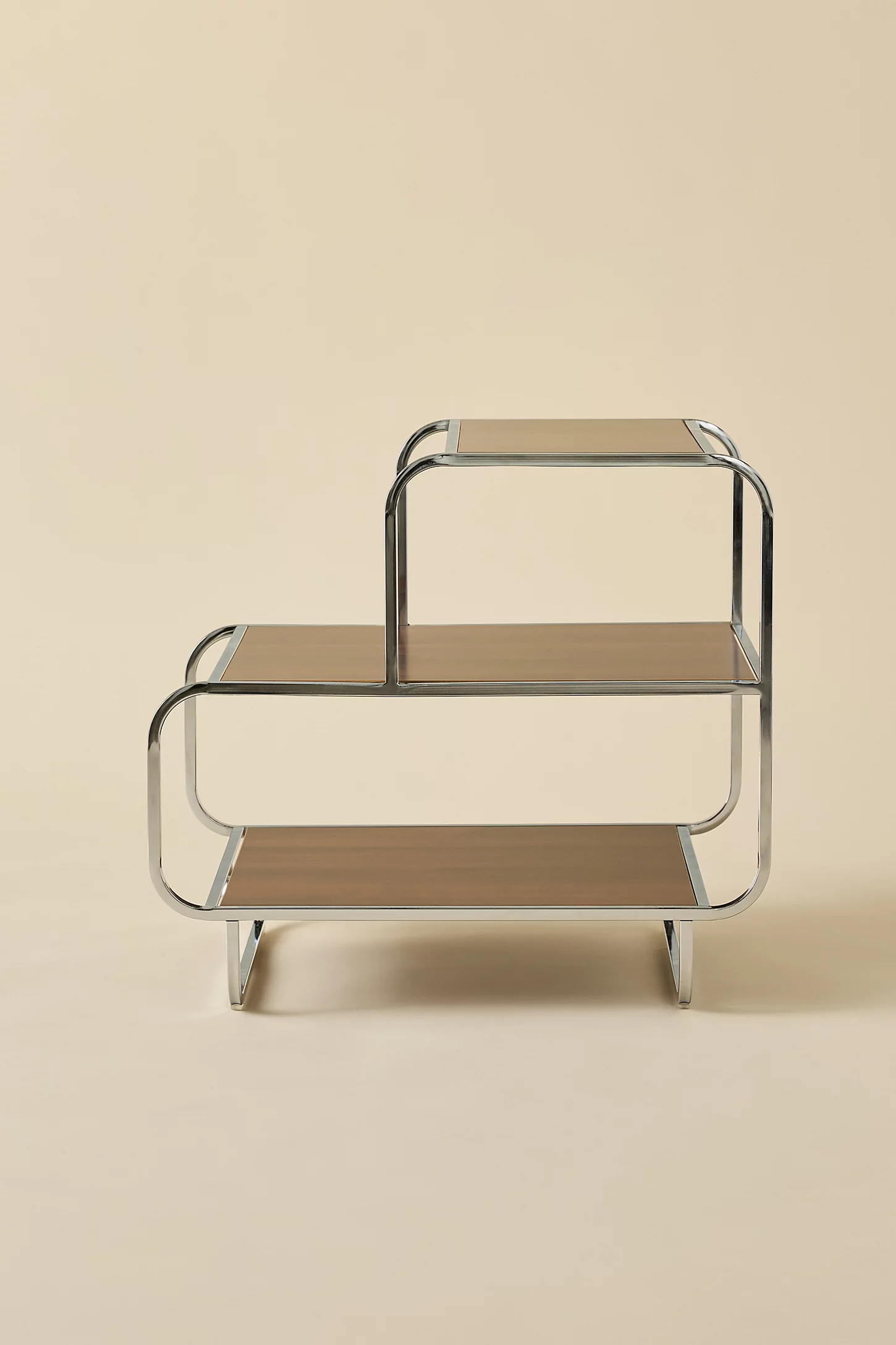 Alana Chrome 3-Tiered Side Table — image 3
