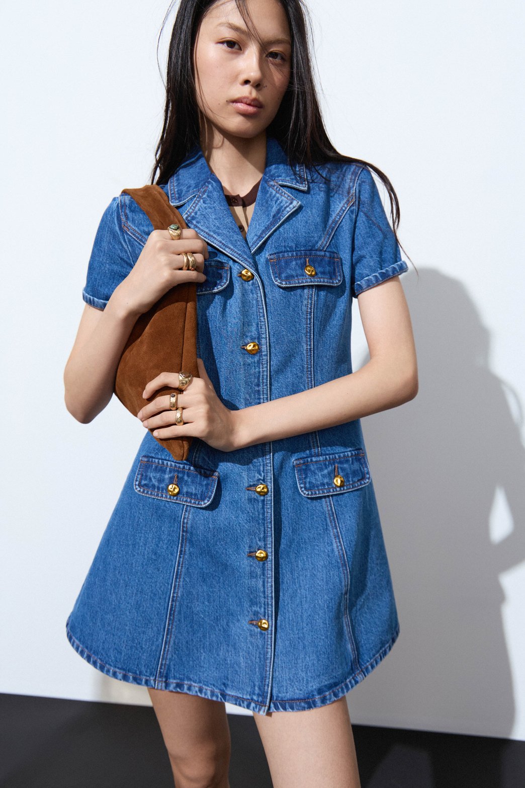 Calf suede shopper bag — image 2