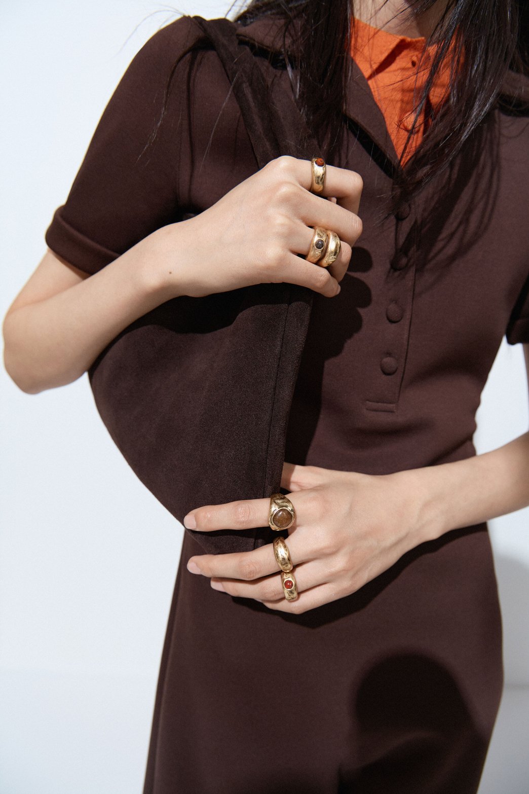 Calf suede shopper bag — image 2