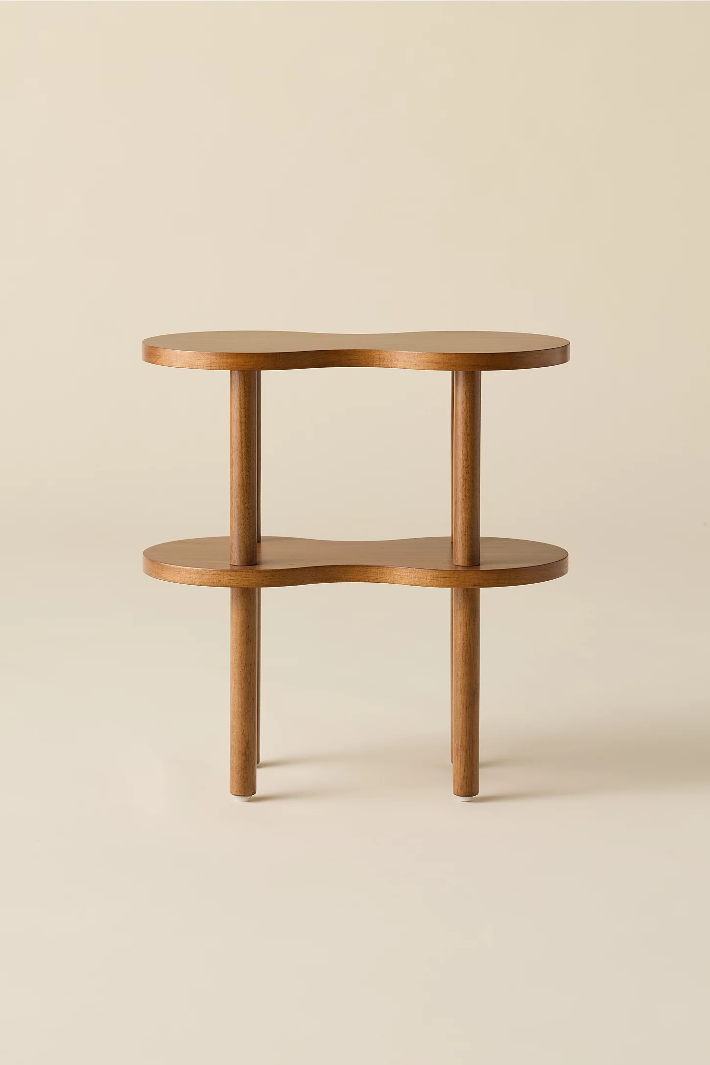 Ezra Wavy Wood Side Table — image 2