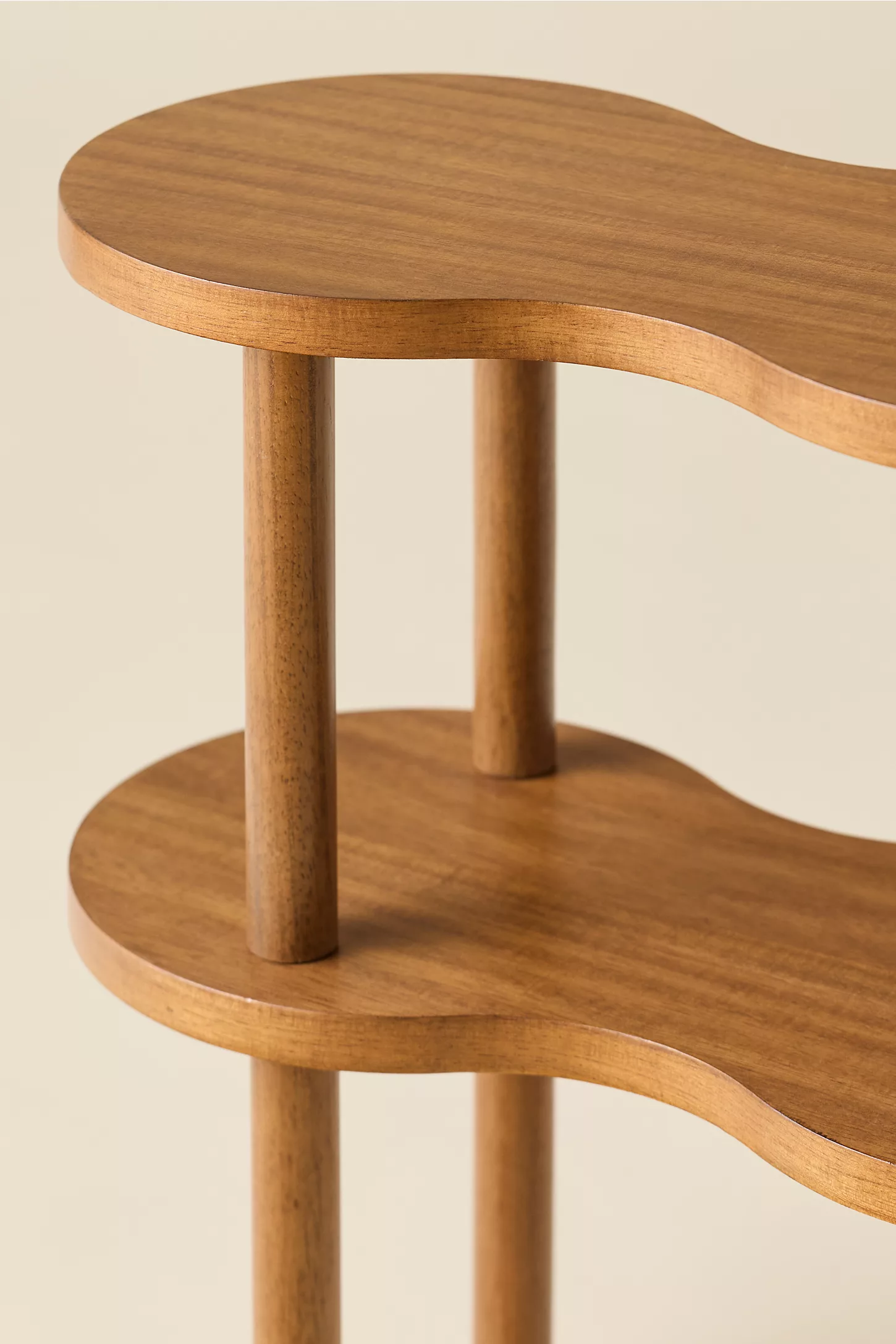 Ezra Wavy Wood Side Table — image 3