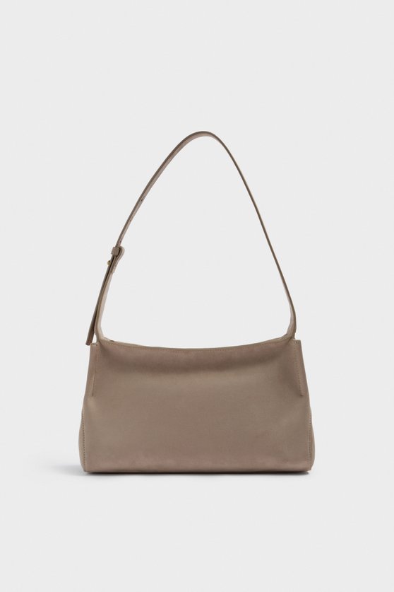 Faux suede fabric bag — image 3