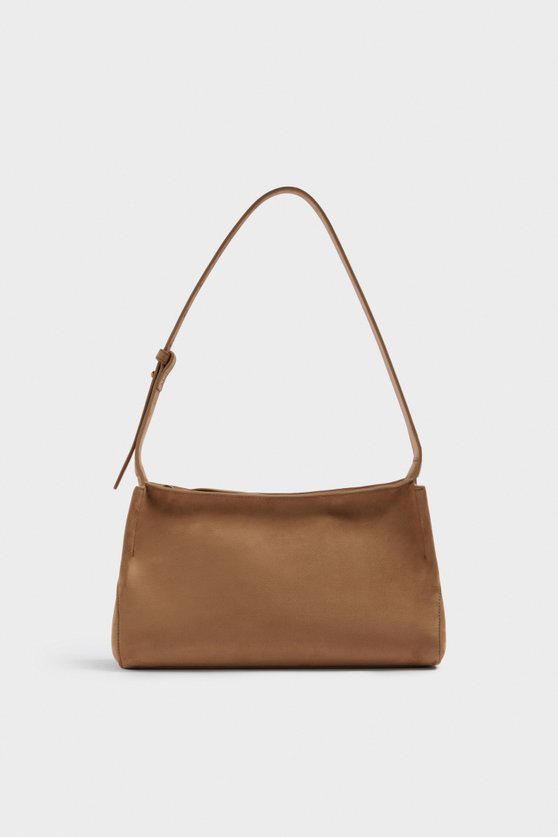 Faux suede fabric bag — image 3