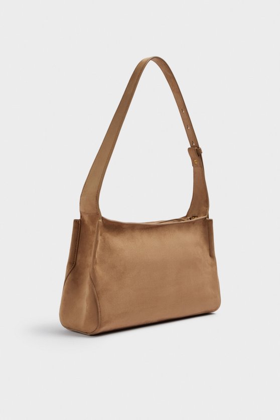 Faux suede fabric bag — image 4