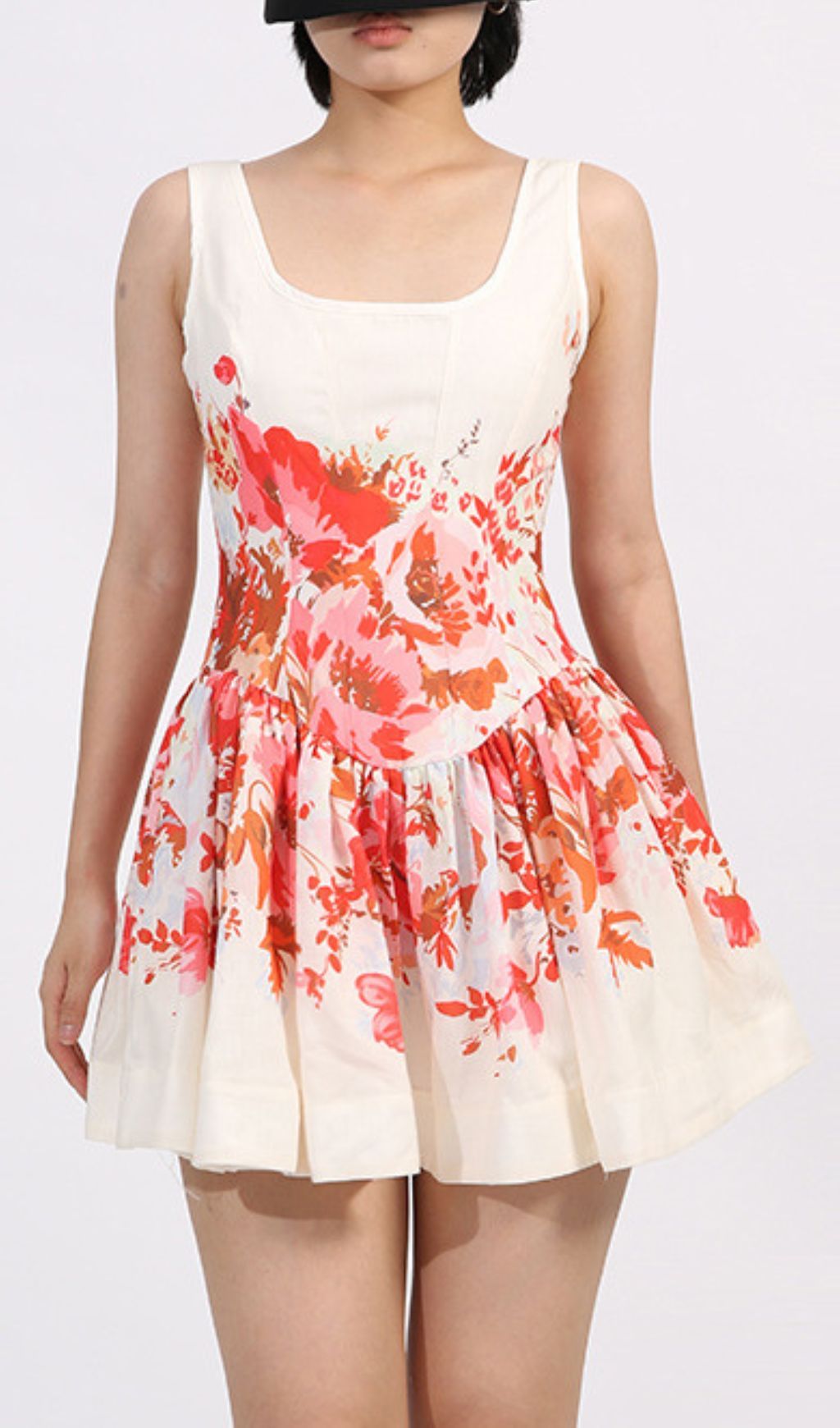Floral Printed Mini Dress