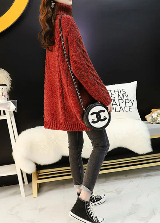 Plus Size cozy Knit Sweater Winter