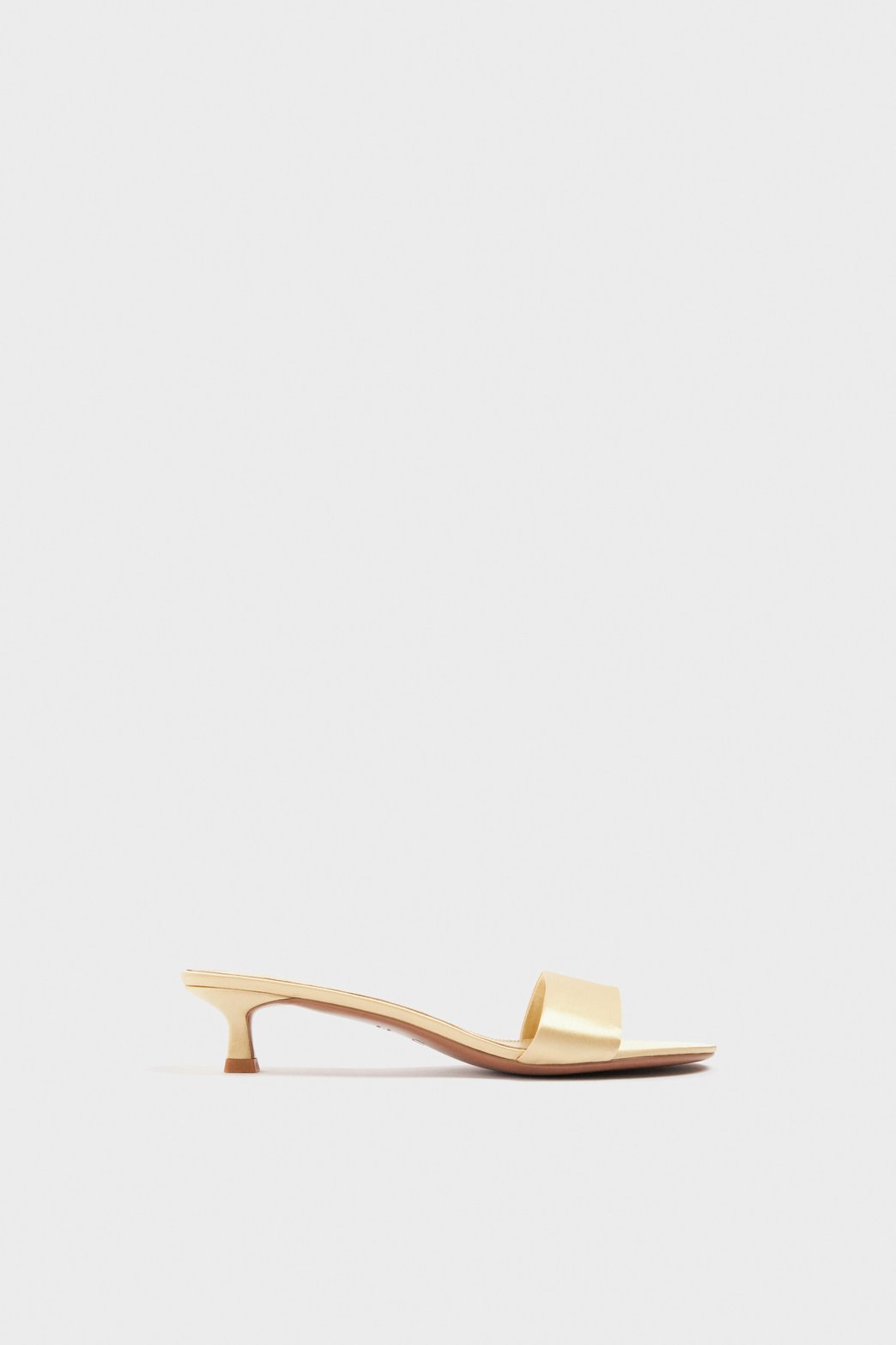 Satin heeled sandals — image 1