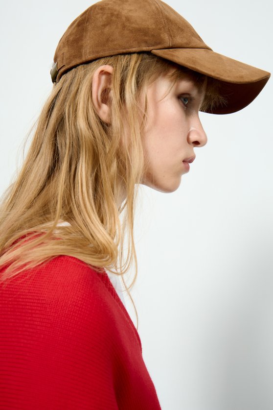 Suede baseball cap — image 2