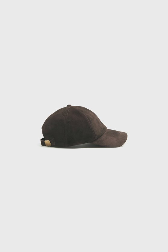 Suede baseball cap — image 3