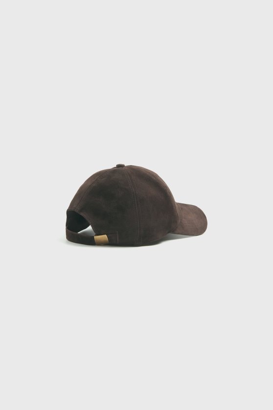 Suede baseball cap — image 4
